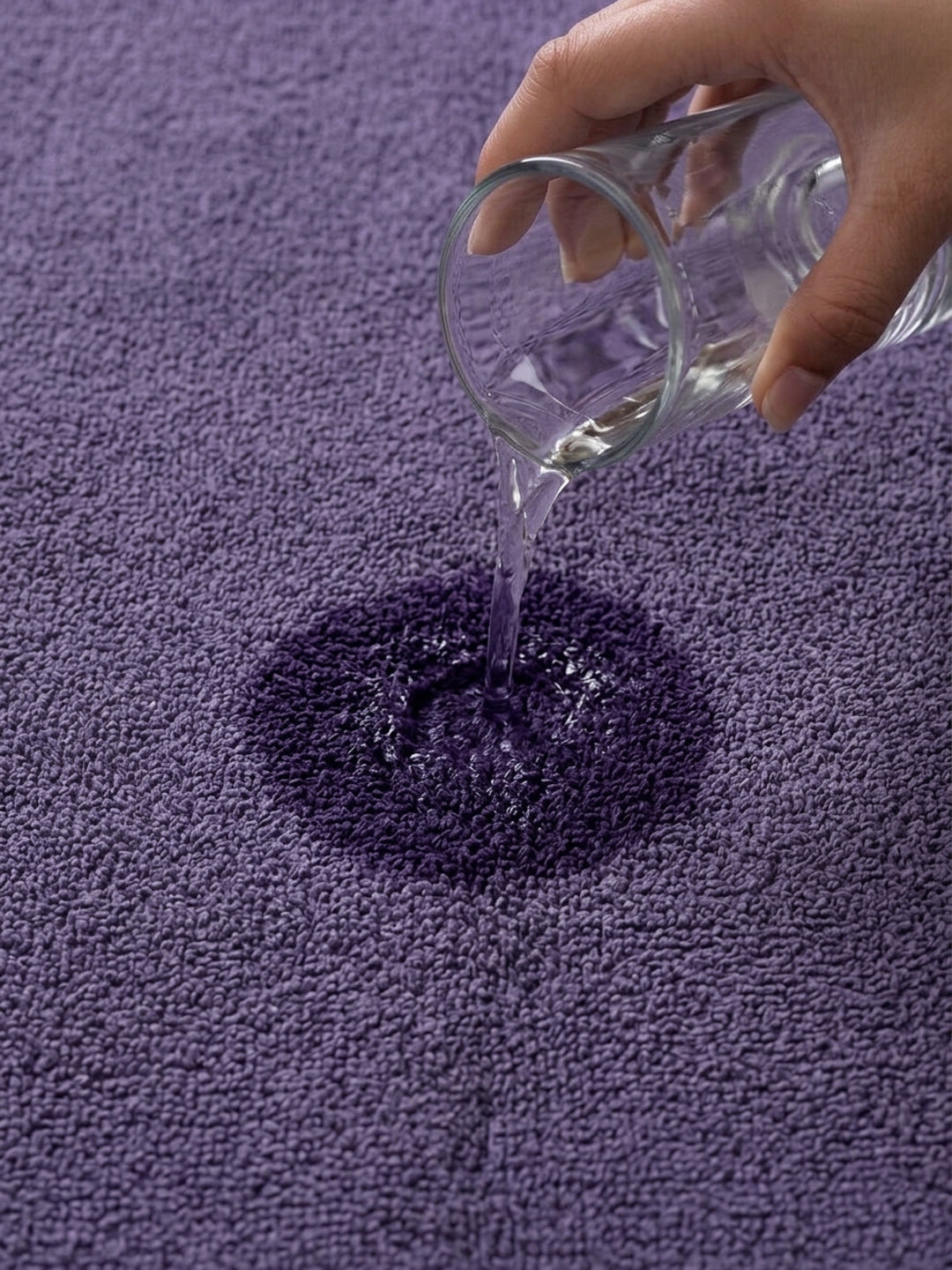 Purple Pure Cotton Solid 400 GSM Face Towel 4 Pc Set (Jasper Collection)