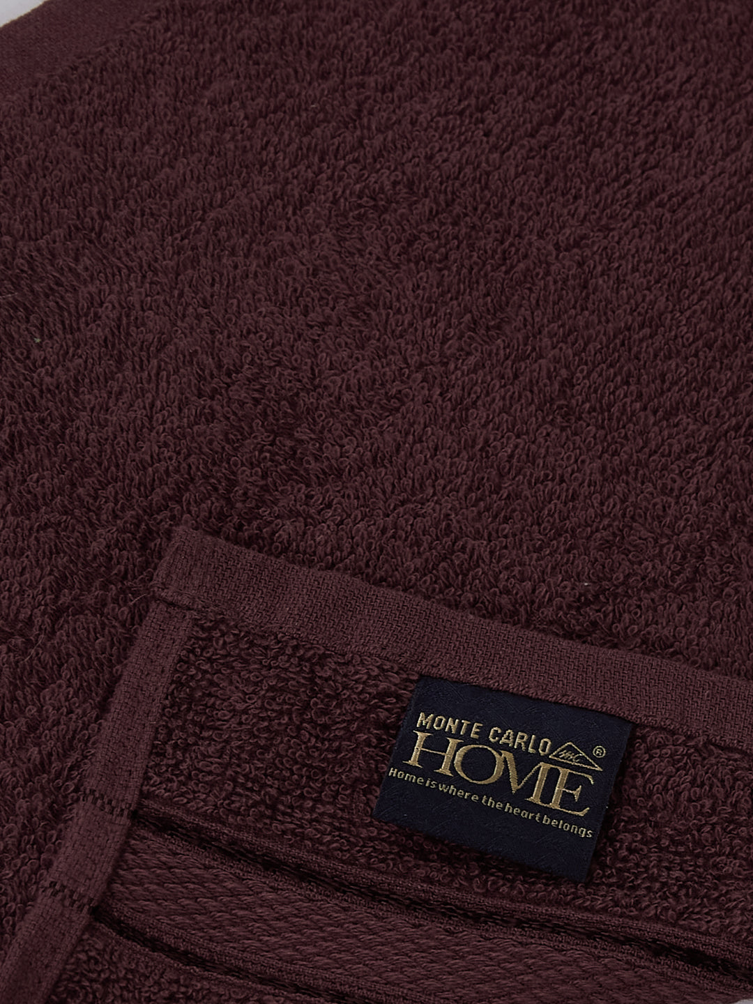 Maroon Pure Cotton Solid 400 GSM Face Towel 4 Pc Set (Jasper Collection)