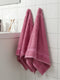 Premium Prism Pink 100% Cotton Solid 525 GSM Hand Towel Amber 2 Pc Set Pvc Pack