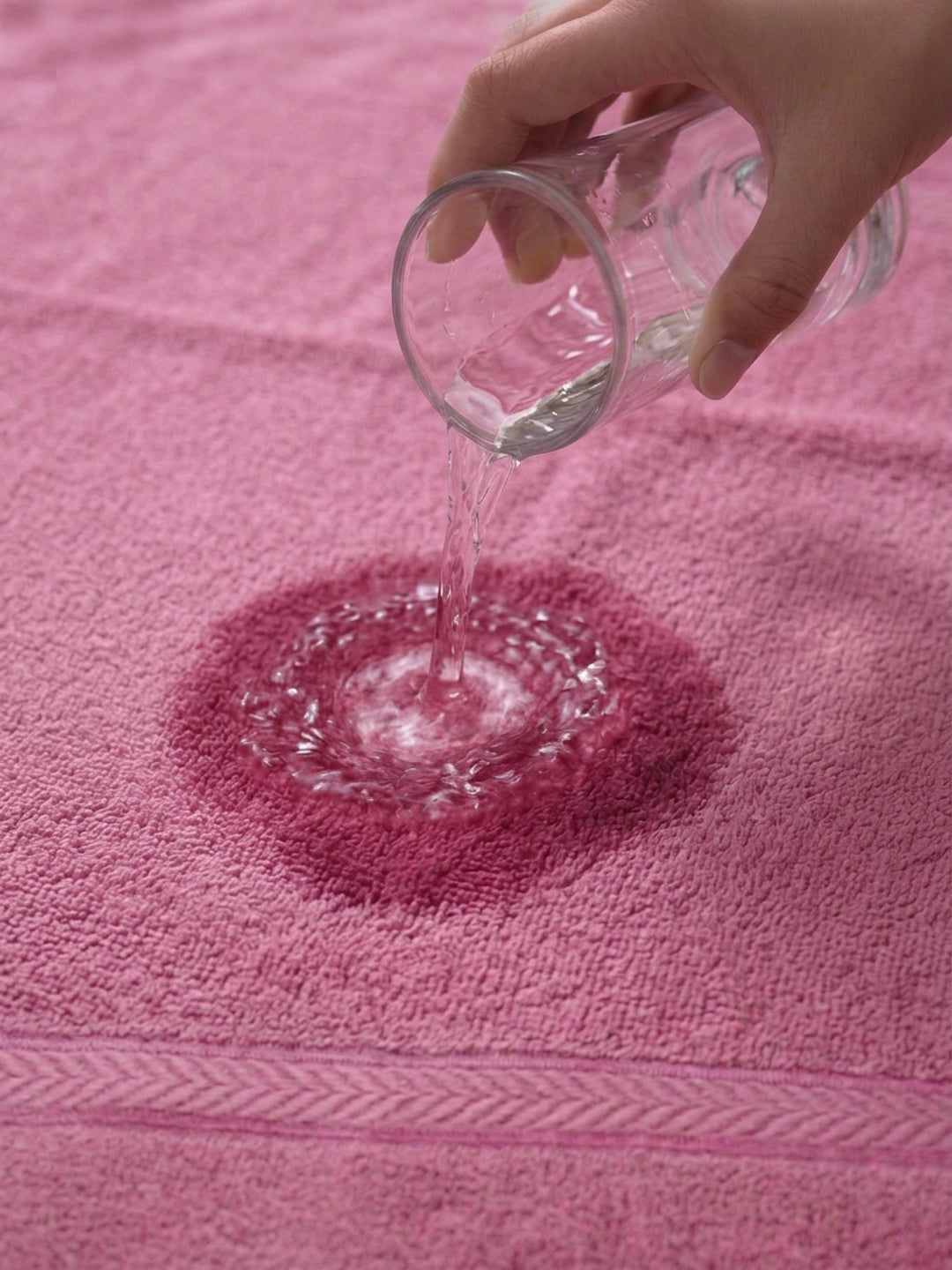 Premium Prism Pink 100% Cotton Solid 525 GSM Hand Towel Amber 2 Pc Set Pvc Pack