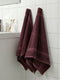 Luxury Rose Brown Bamboo Cotton Solid 600 GSM Hand Towel Eco Bamboo 2 Pc Set Pvc Pack