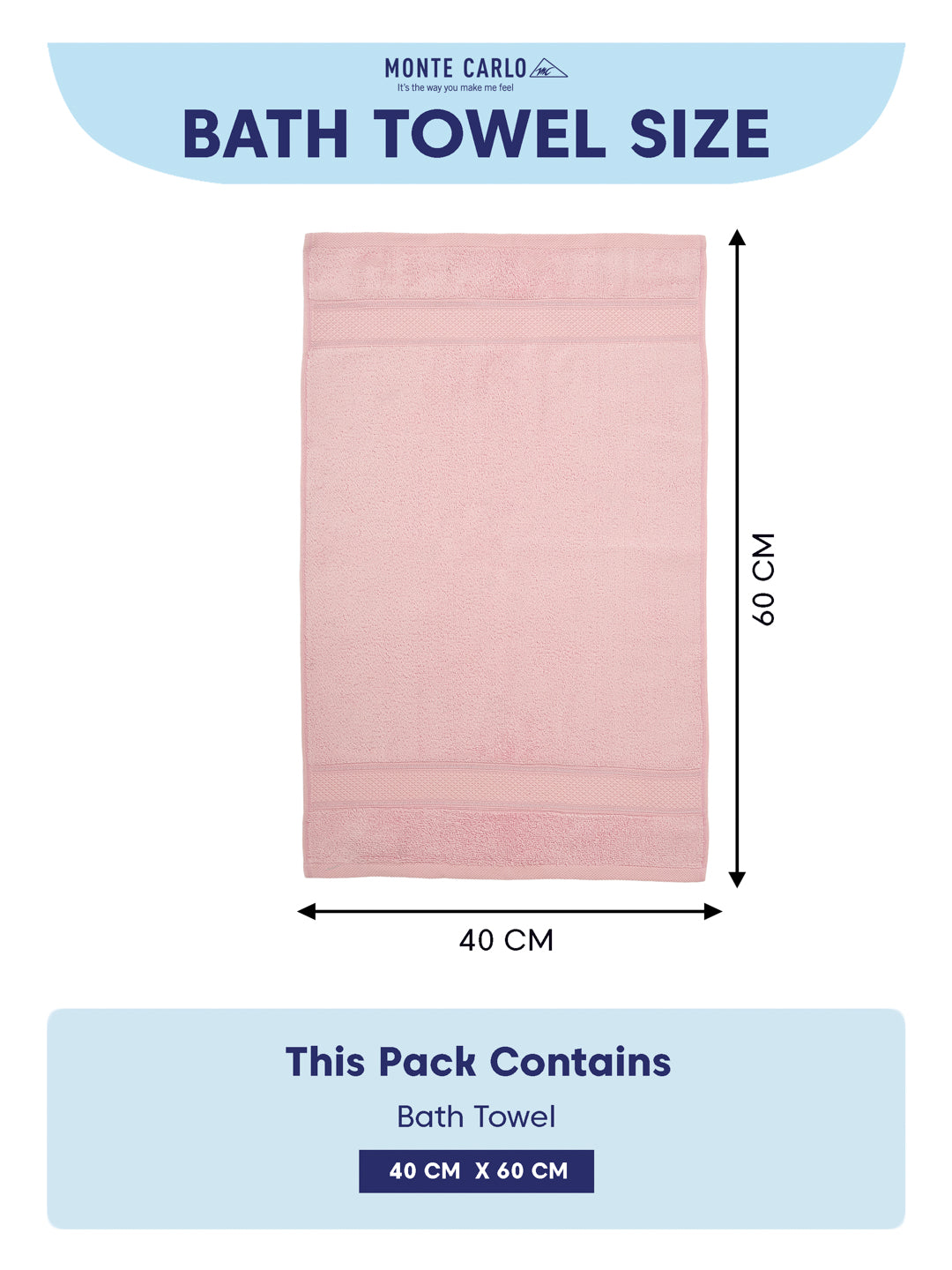 Luxury Pink Bamboo Cotton Solid 600 GSM Hand Towel Eco Bamboo 2 Pc Set Pvc Pack