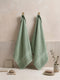 Luxury Sea Green 100% Cotton Solid 625 GSM Hand Towel Eusapia 2 Pc Set Box Pack