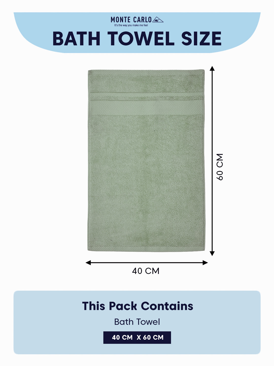 Luxury Sea Green 100% Cotton Solid 625 GSM Hand Towel Eusapia 2 Pc Set Box Pack