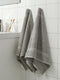 Luxury Light Grey 100% Cotton Solid 625 GSM Hand Towel Eusapia 2 Pc Set Box Pack