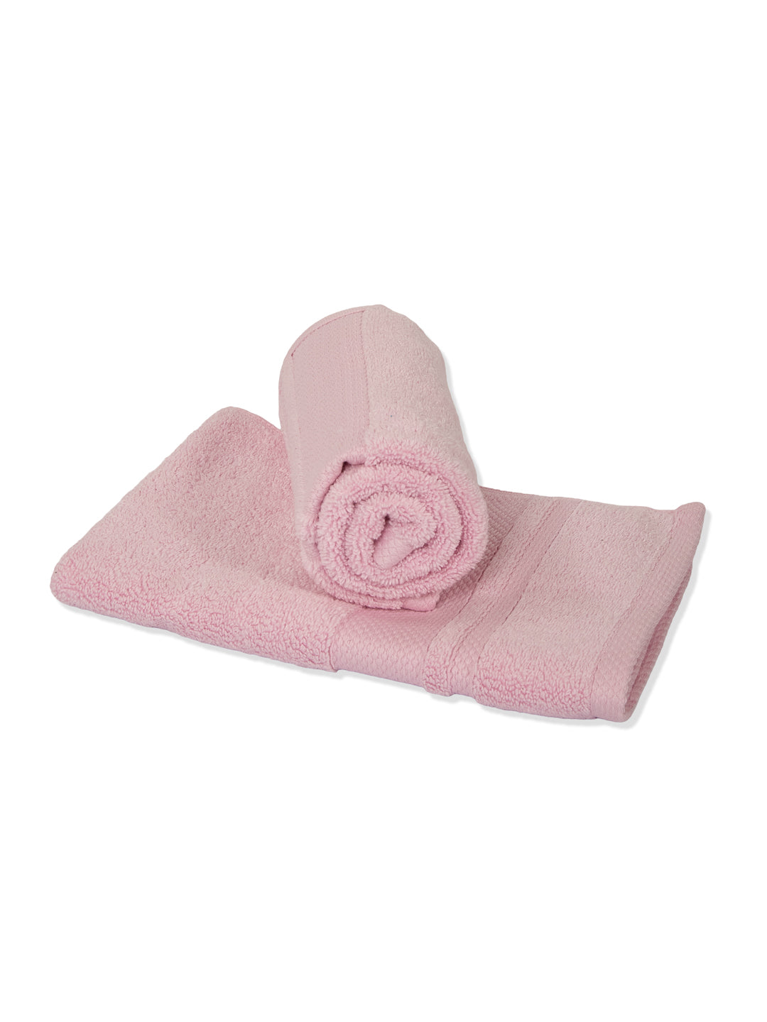 Luxury Pink 100% Cotton Solid 625 GSM Hand Towel Eusapia 2 Pc Set Box Pack