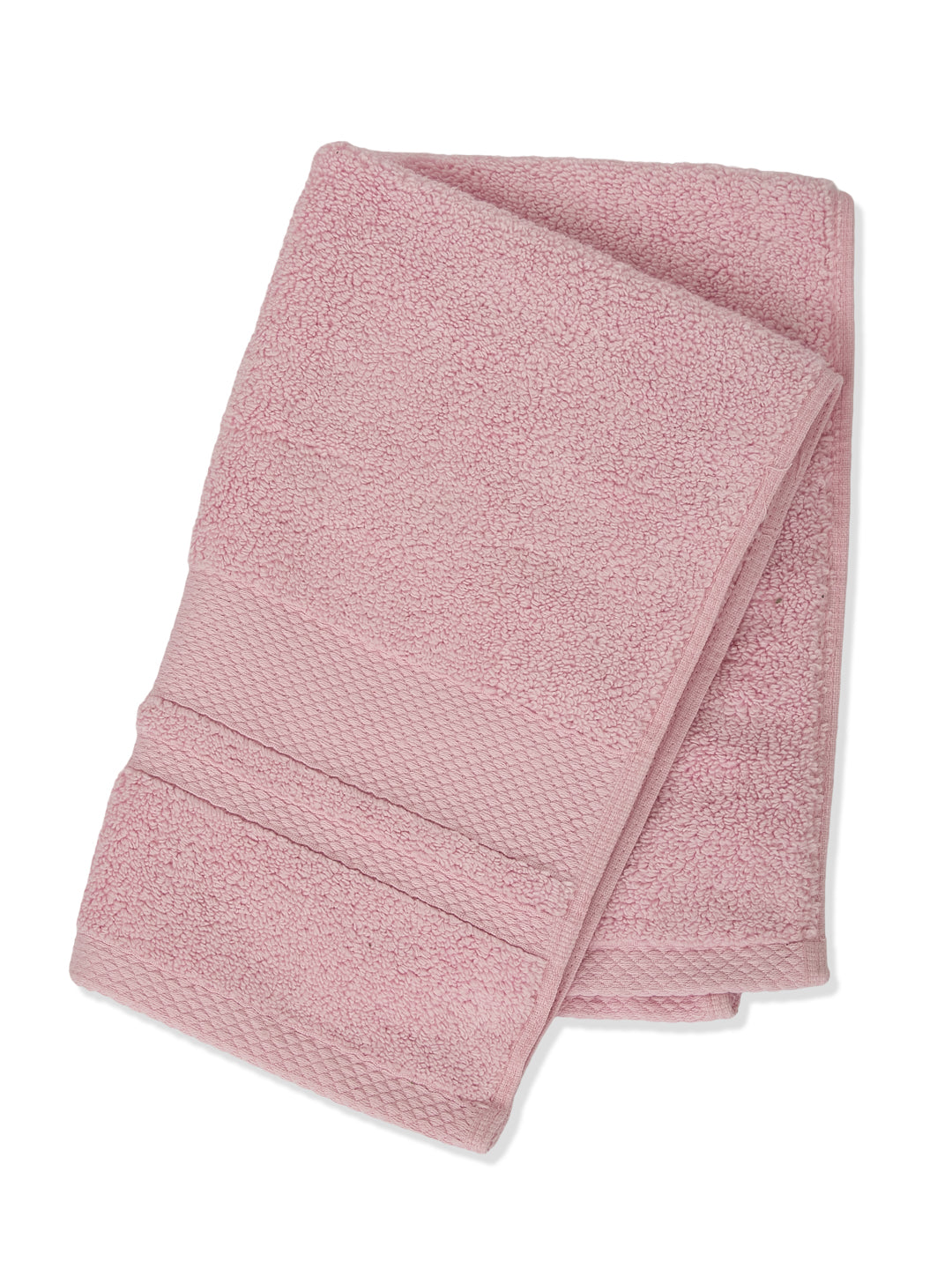 Luxury Pink 100% Cotton Solid 625 GSM Hand Towel Eusapia 2 Pc Set Box Pack