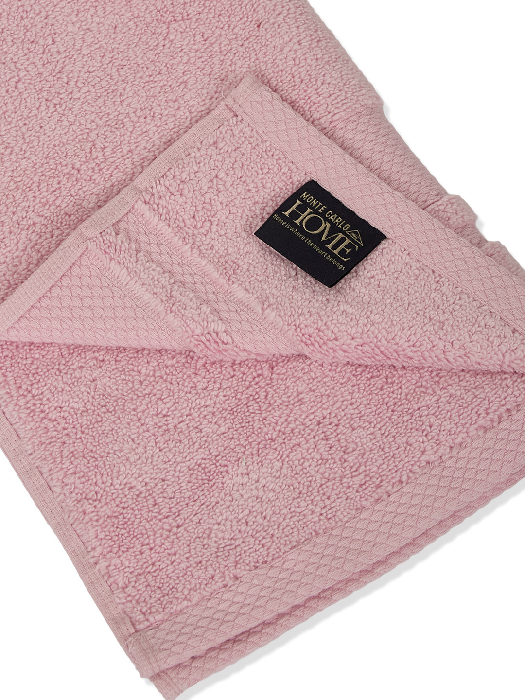 Luxury Pink 100% Cotton Solid 625 GSM Hand Towel Eusapia 2 Pc Set Box Pack