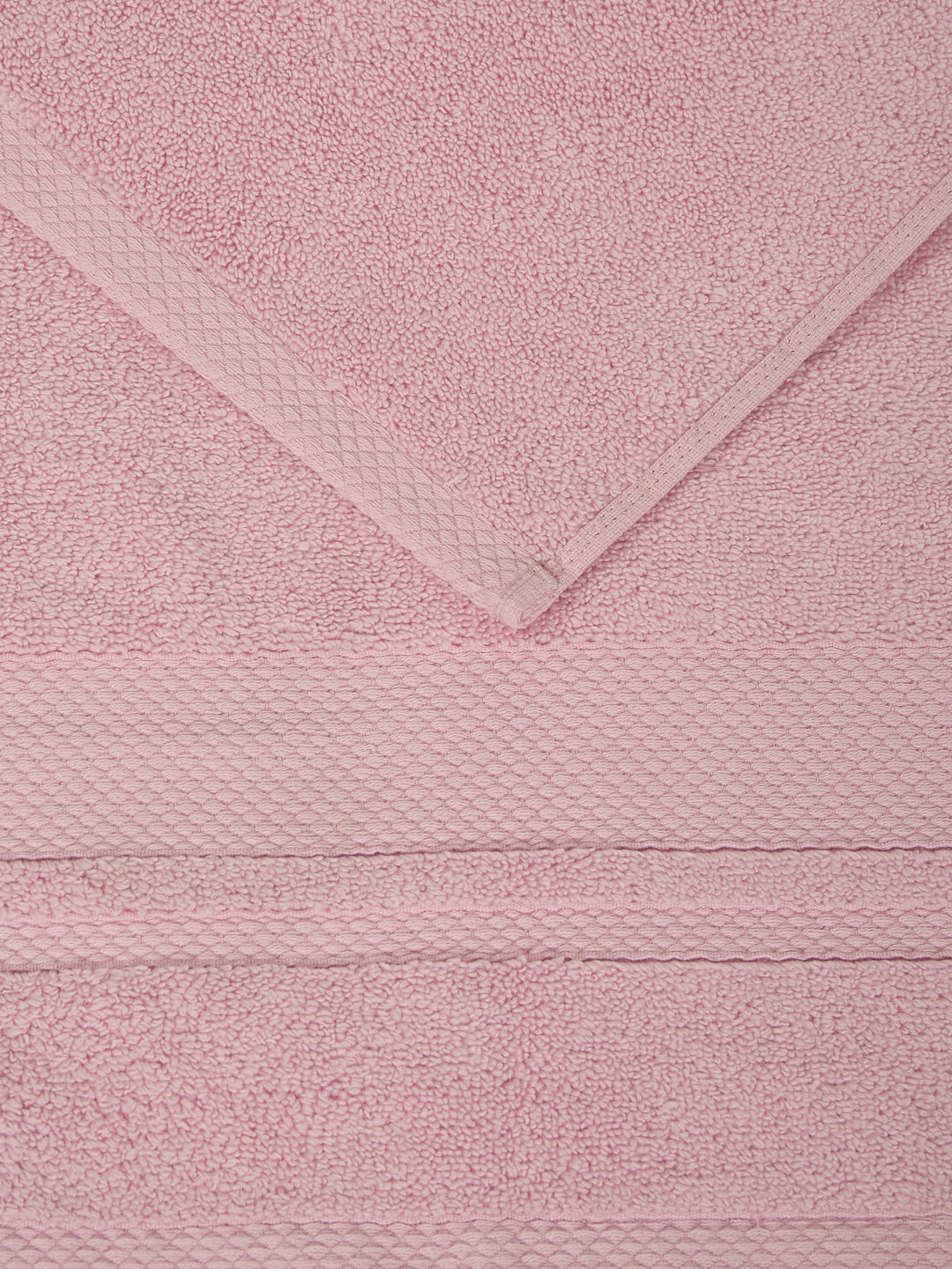 Luxury Pink 100% Cotton Solid 625 GSM Hand Towel Eusapia 2 Pc Set Box Pack