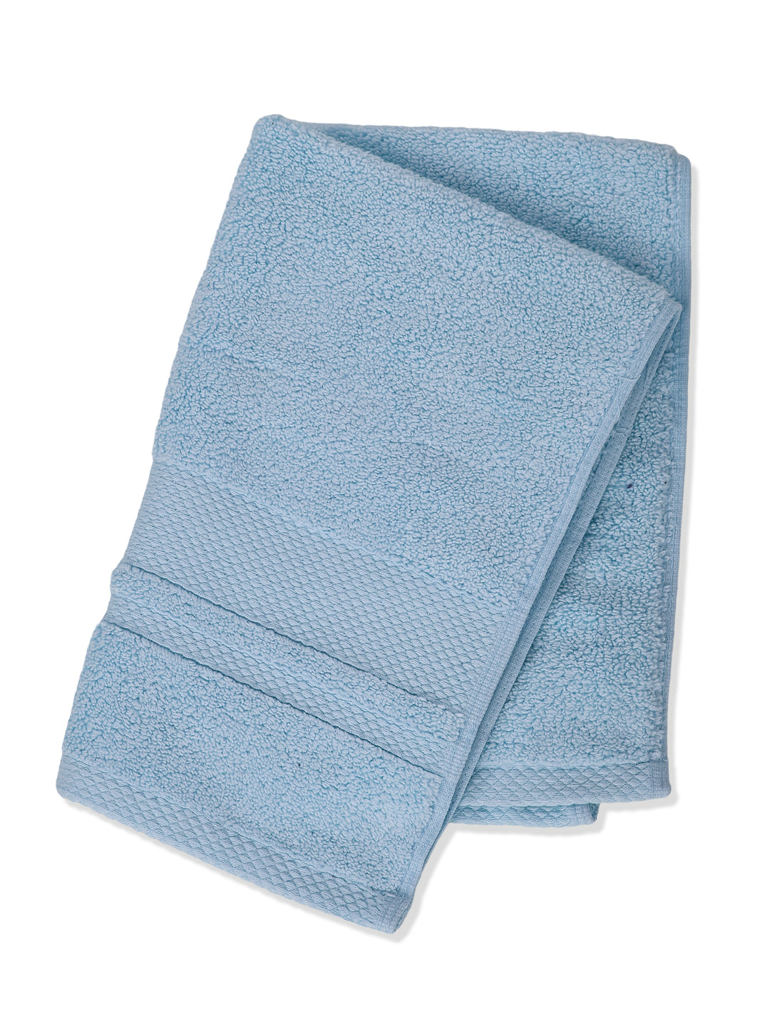 Luxury Light Blue 100% Cotton Solid 625 GSM Hand Towel Eusapia 2 Pc Set Box Pack