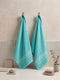 Luxury Sea Green 100% Cotton Solid 625 GSM Hand Towel Eusapia 2 Pc Set Box Pack
