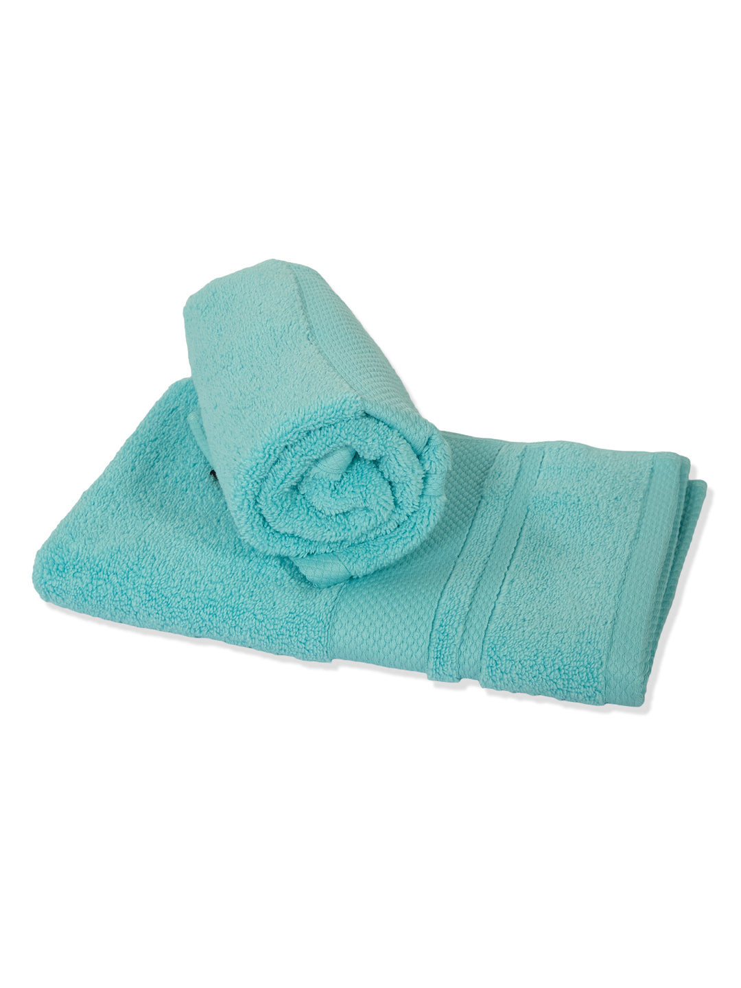 Luxury Sea Green 100% Cotton Solid 625 GSM Hand Towel Eusapia 2 Pc Set Box Pack