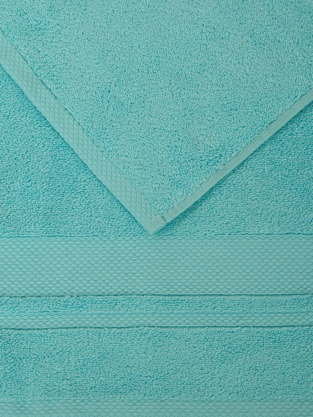 Luxury Sea Green 100% Cotton Solid 625 GSM Hand Towel Eusapia 2 Pc Set Box Pack