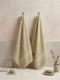 Luxury Cream 100% Cotton Solid 625 GSM Hand Towel Eusapia 2 Pc Set Box Pack