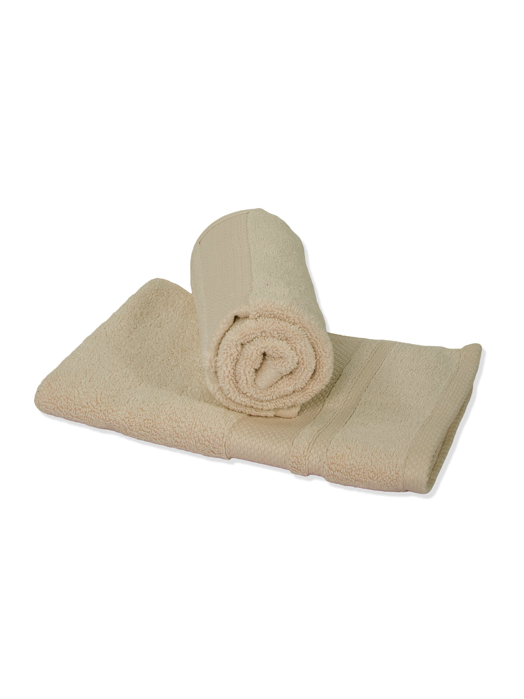 Luxury Cream 100% Cotton Solid 625 GSM Hand Towel Eusapia 2 Pc Set Box Pack
