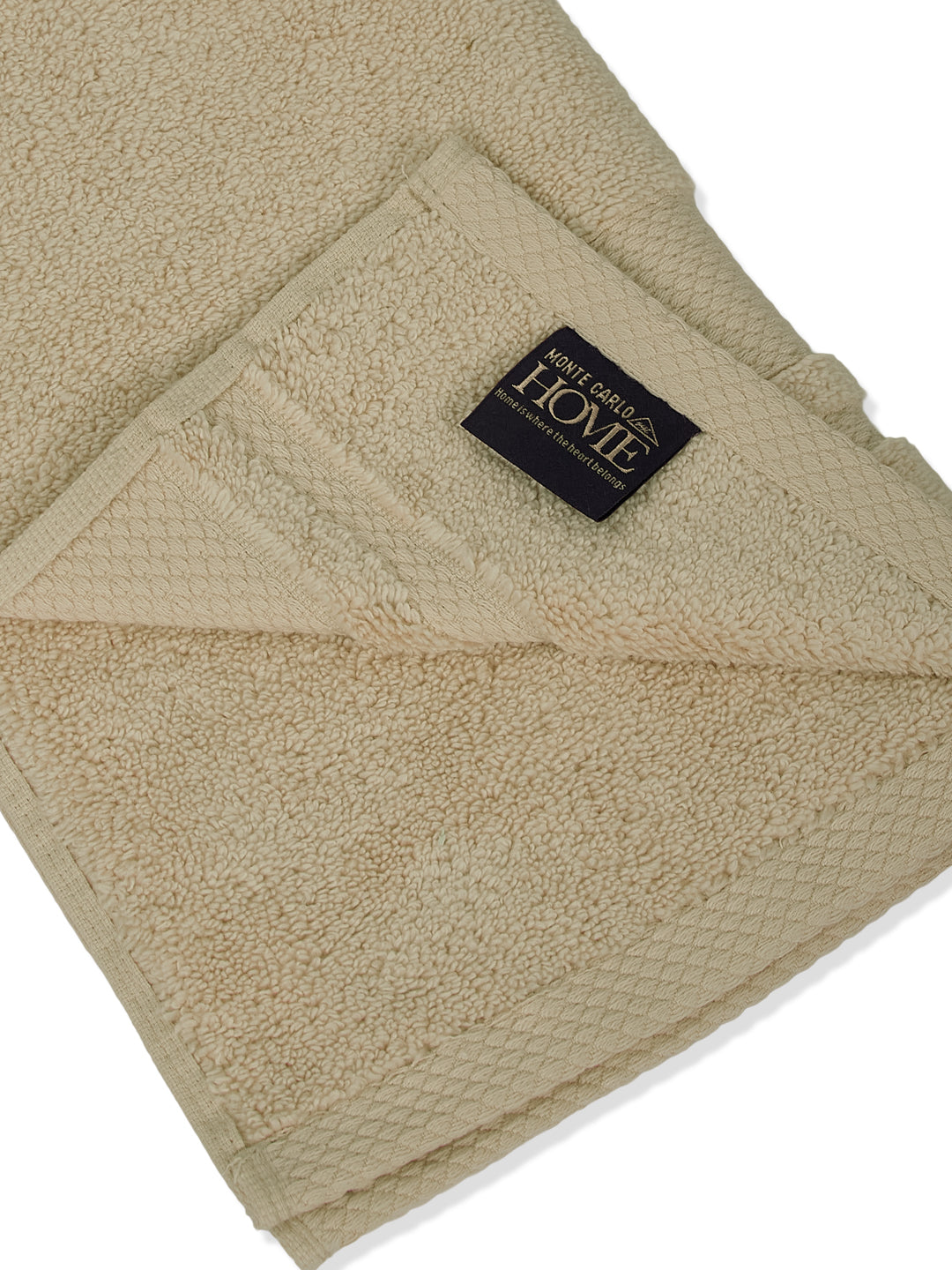 Luxury Cream 100% Cotton Solid 625 GSM Hand Towel Eusapia 2 Pc Set Box Pack