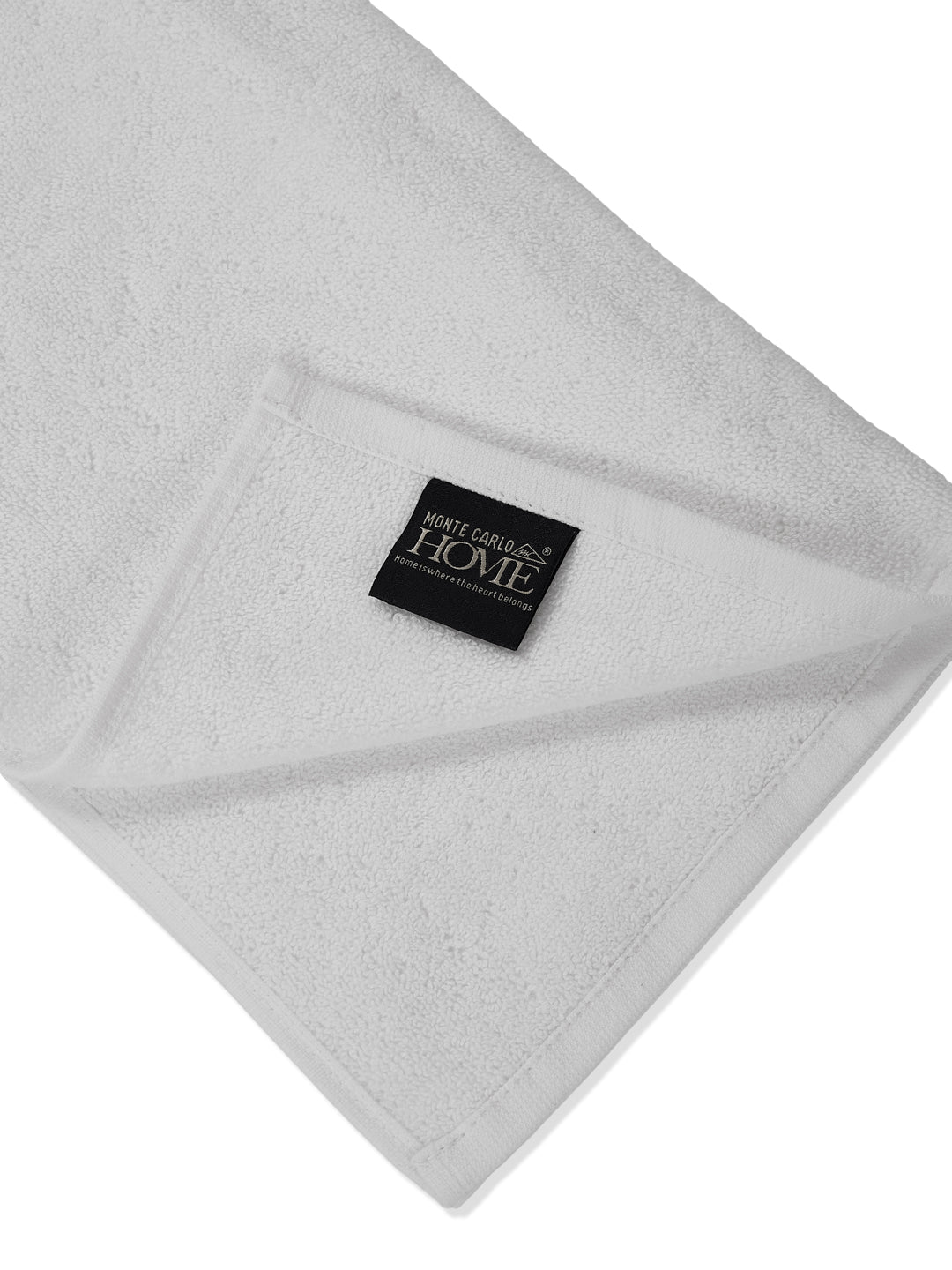 Premium White Pure Cotton Solid 585 GSM Hand Towel 4 Pc Set (Hotel Collection)
