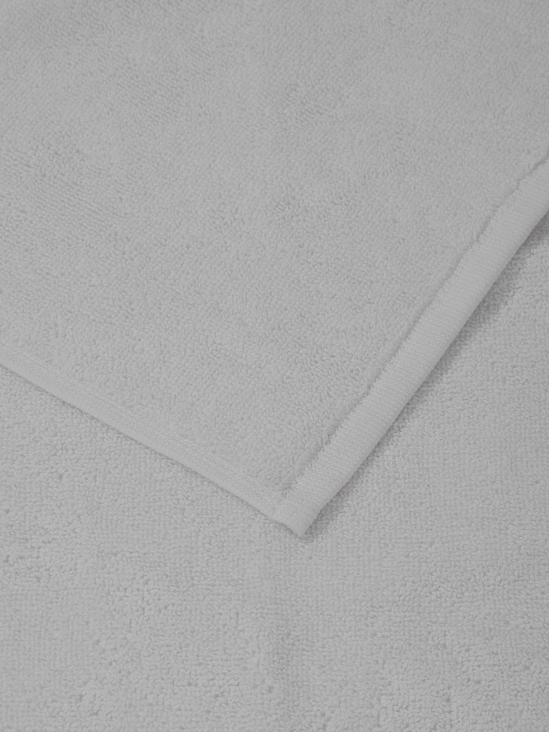 Premium White Pure Cotton Solid 585 GSM Hand Towel 4 Pc Set (Hotel Collection)