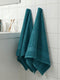 Teal Blue Pure Cotton Solid 380 GSM Hand Towel 2 Pc Set (Jazz Collection)