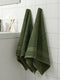 Green Pure Cotton Solid 380 GSM Hand Towel 2 Pc Set (Jazz Collection)
