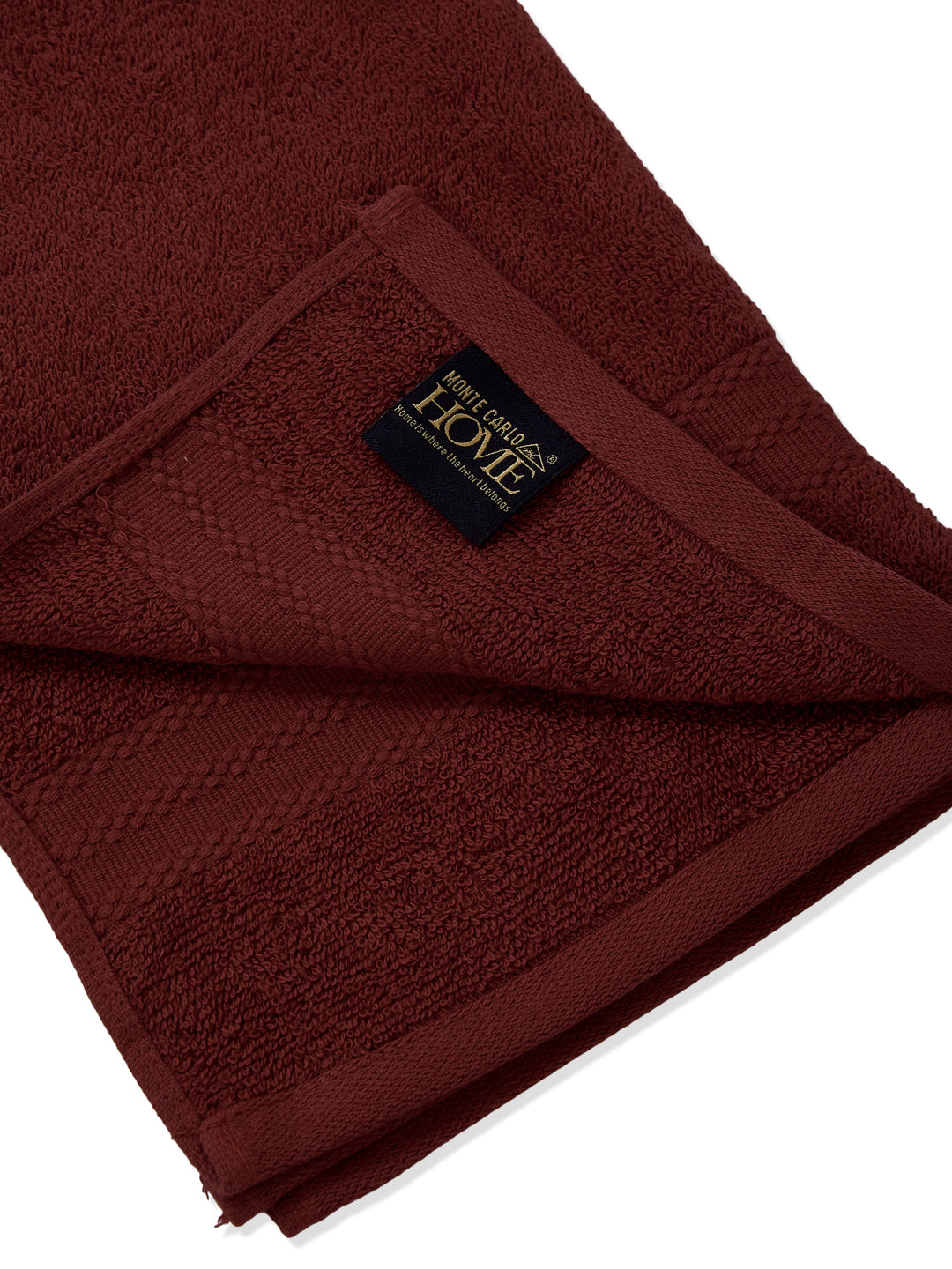 Pink Pure Cotton Solid 380 GSM Hand Towel 2 Pc Set (Jazz Collection)