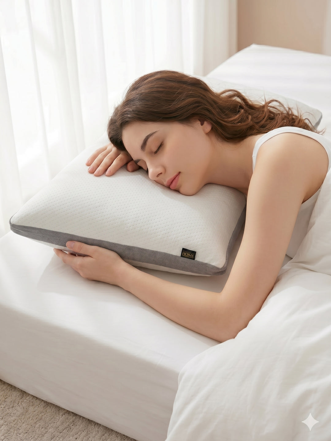 Monte Carlo Cloudy Collection Premium Polyester Sleeping Pillow