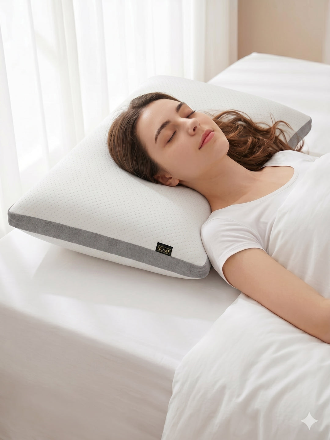 Monte Carlo Cloudy Collection Premium Polyester Sleeping Pillow