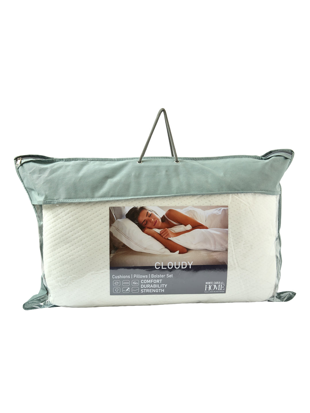 Monte Carlo Cloudy Collection Premium Polyester Sleeping Pillow