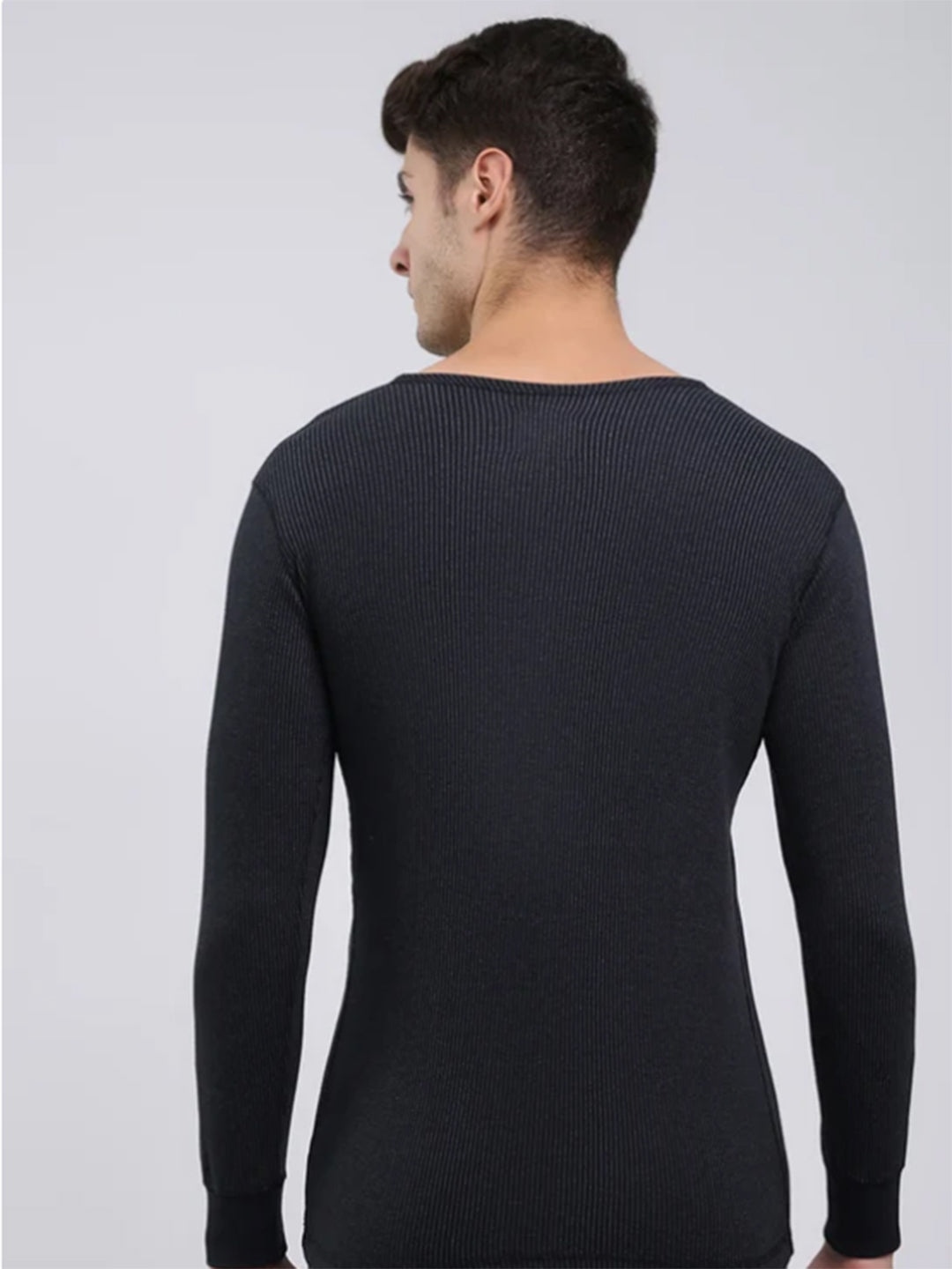 Monte Carlo Men Solid Round Neck Full Sleeve Thermal Vest