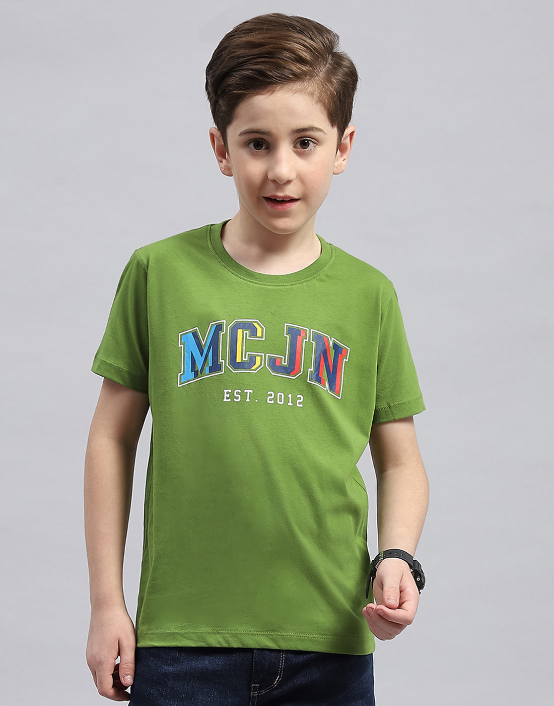 Boys Printed Round Neck Half Sleeve T-Shirt (Pack of 3)