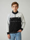 Boys Black Printed Turtle Neck Full Sleeve Sweatshirt