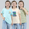 Boys Blue, Peach & Green Printed Round Neck Half Sleeve T-Shirt (Pack of 3)
