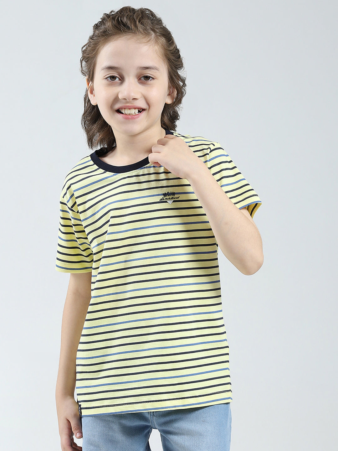 Boys Blue, Peach & Green Printed Round Neck Half Sleeve T-Shirt (Pack of 3)