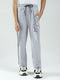 Boys Grey Printed Regular Fit Lower