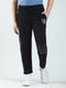 Boys Black Solid Regular Fit Lower