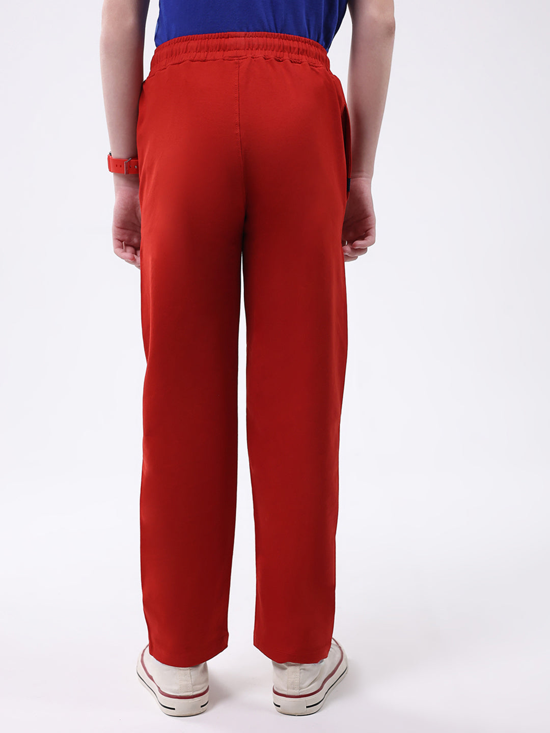 Boys Rust Printed Regular Fit Lower