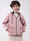 Boys Coral Printed Hooded Full Sleeve Sweatshirt