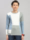Boys Green Stripe Round Neck Full Sleeve Pullover