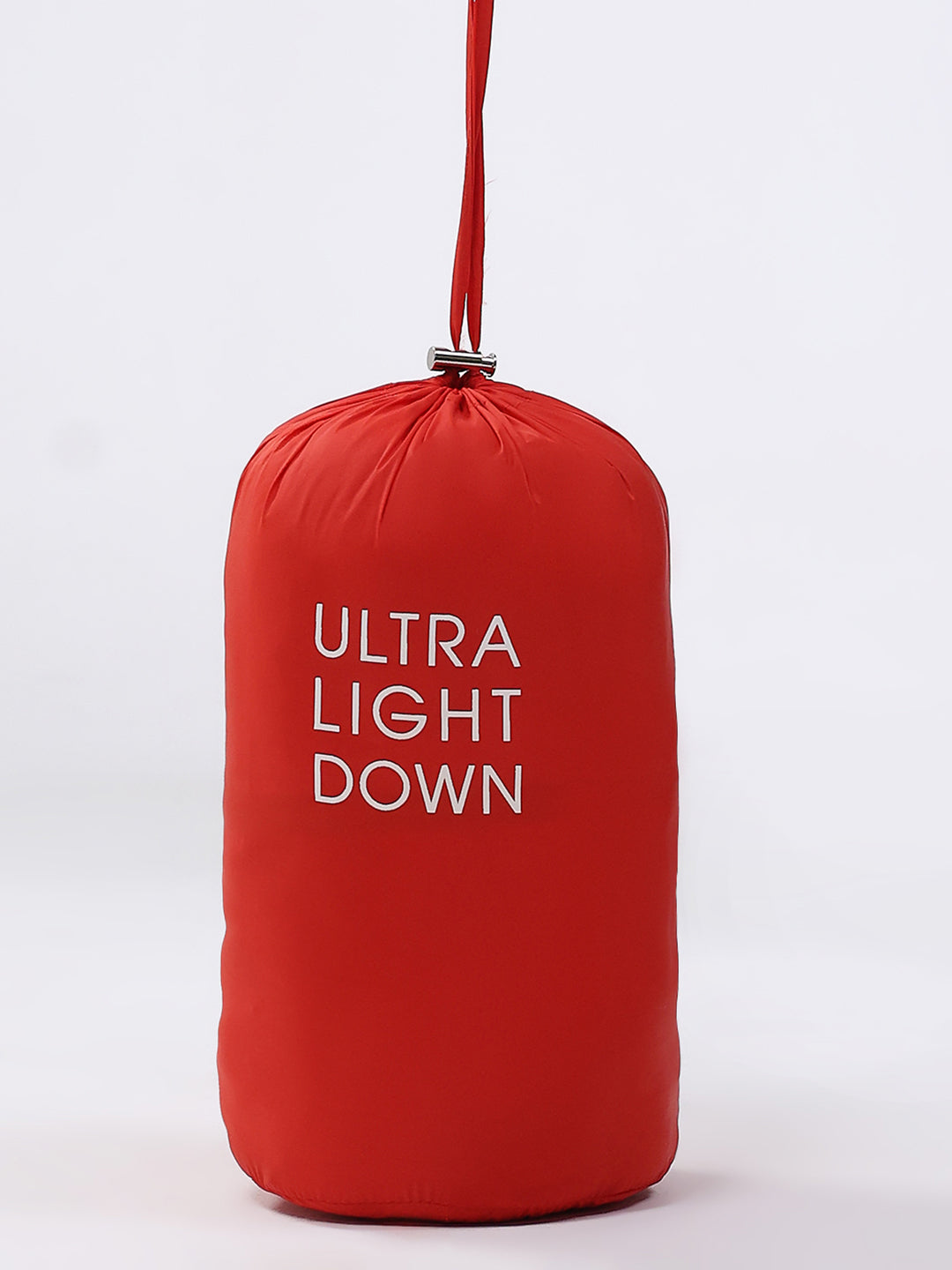 Girls Red Solid Mock Neck Full Sleeve Jacket