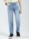 Boys Blue Solid Slim Fit Denim