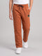 Boys Rust Solid Regular Fit Lower