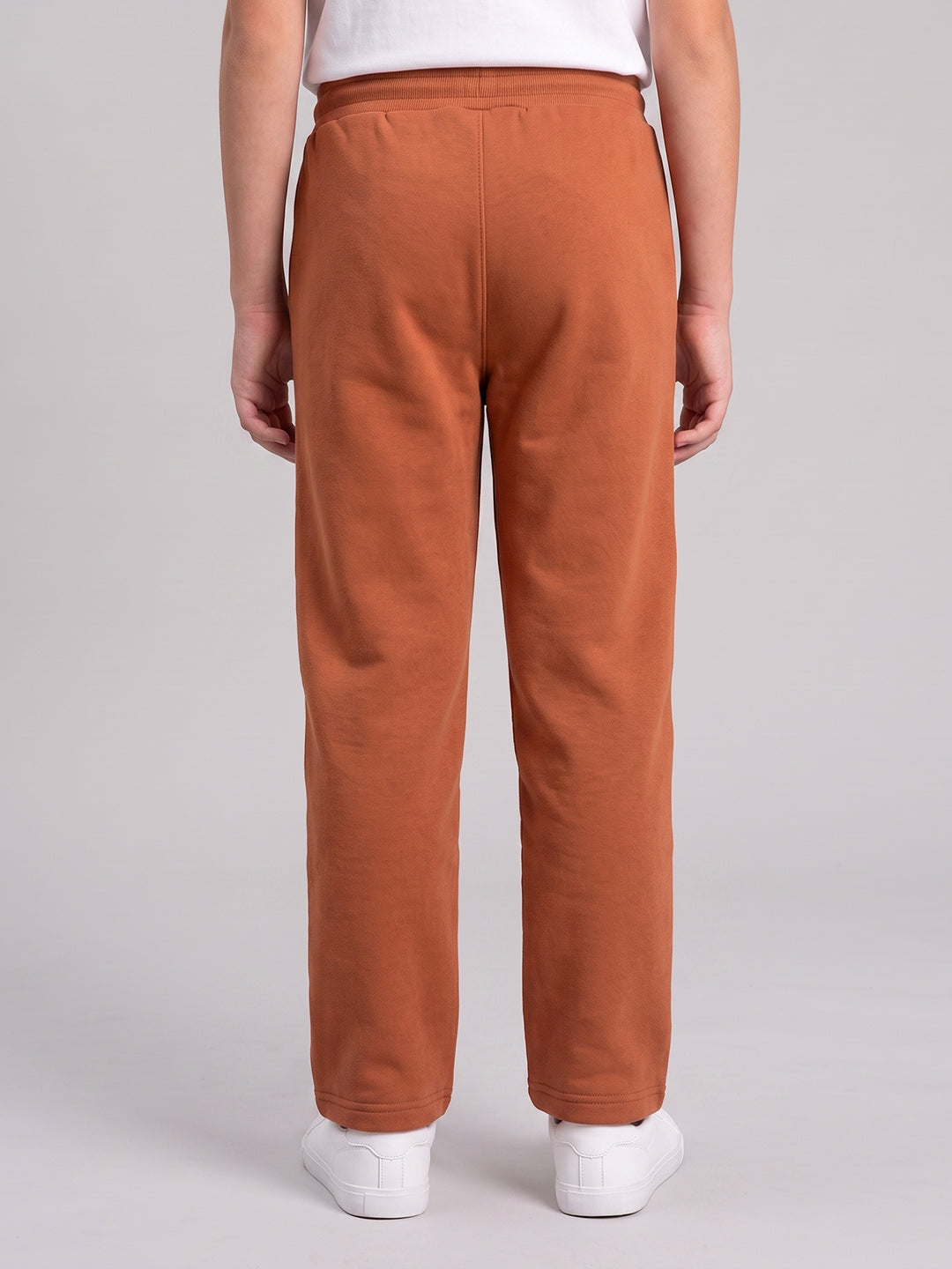 Boys Rust Solid Regular Fit Lower