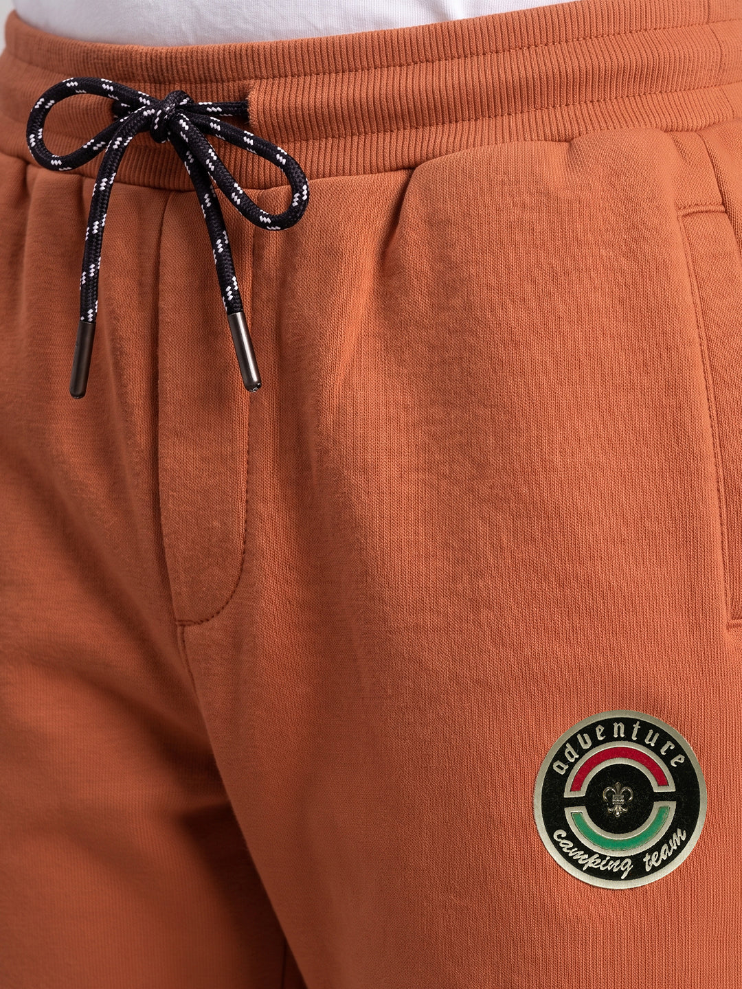 Boys Rust Solid Regular Fit Lower