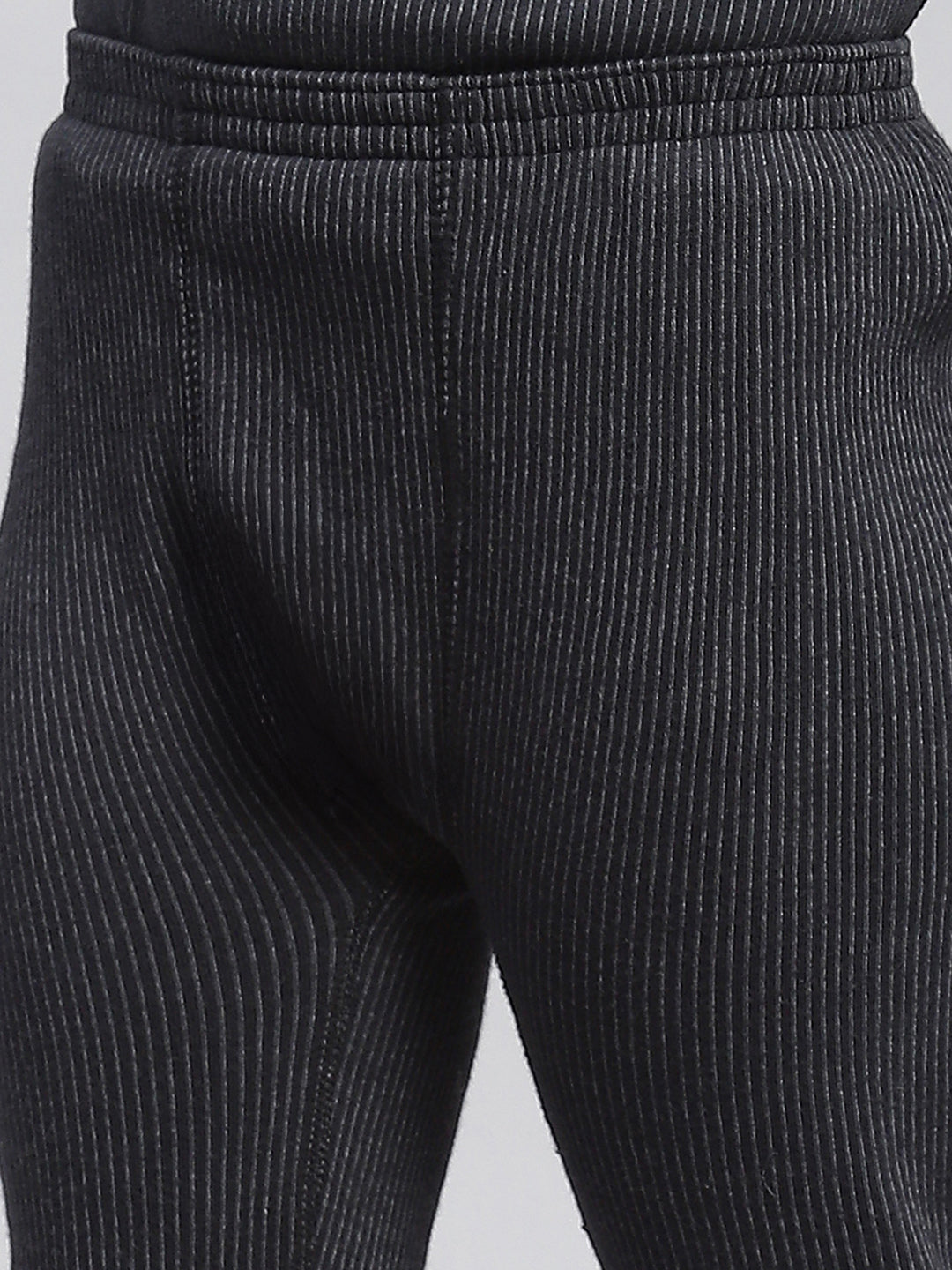 Girls Black Solid Thermal Lower