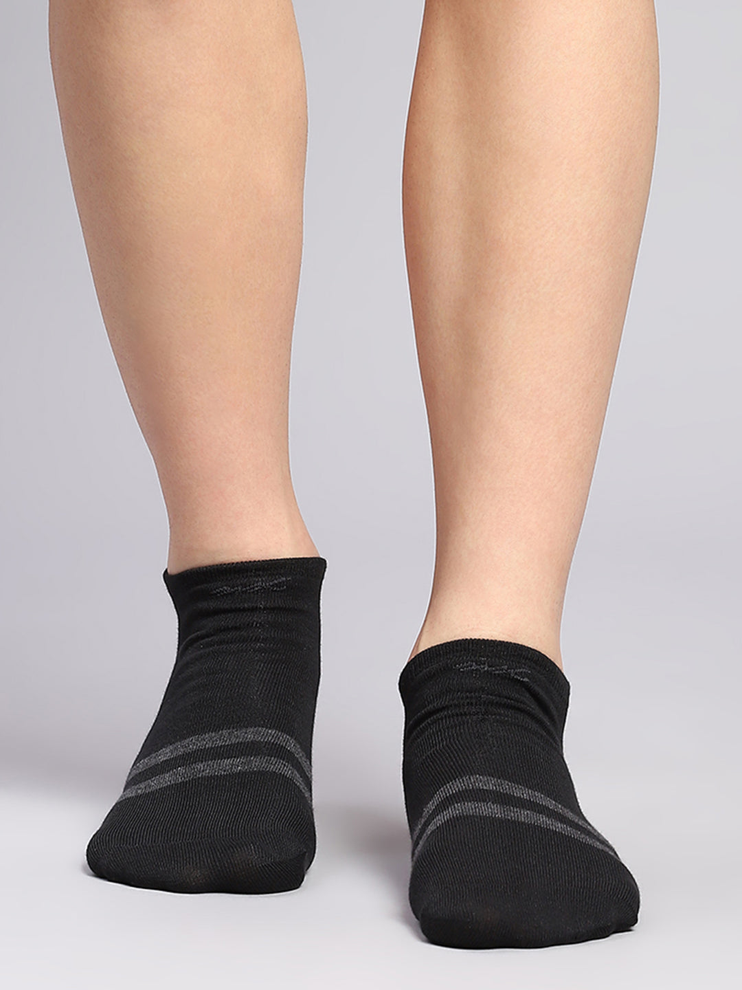 Men Cotton Blend Self Design Ankle Length Socks (Pack of 3)