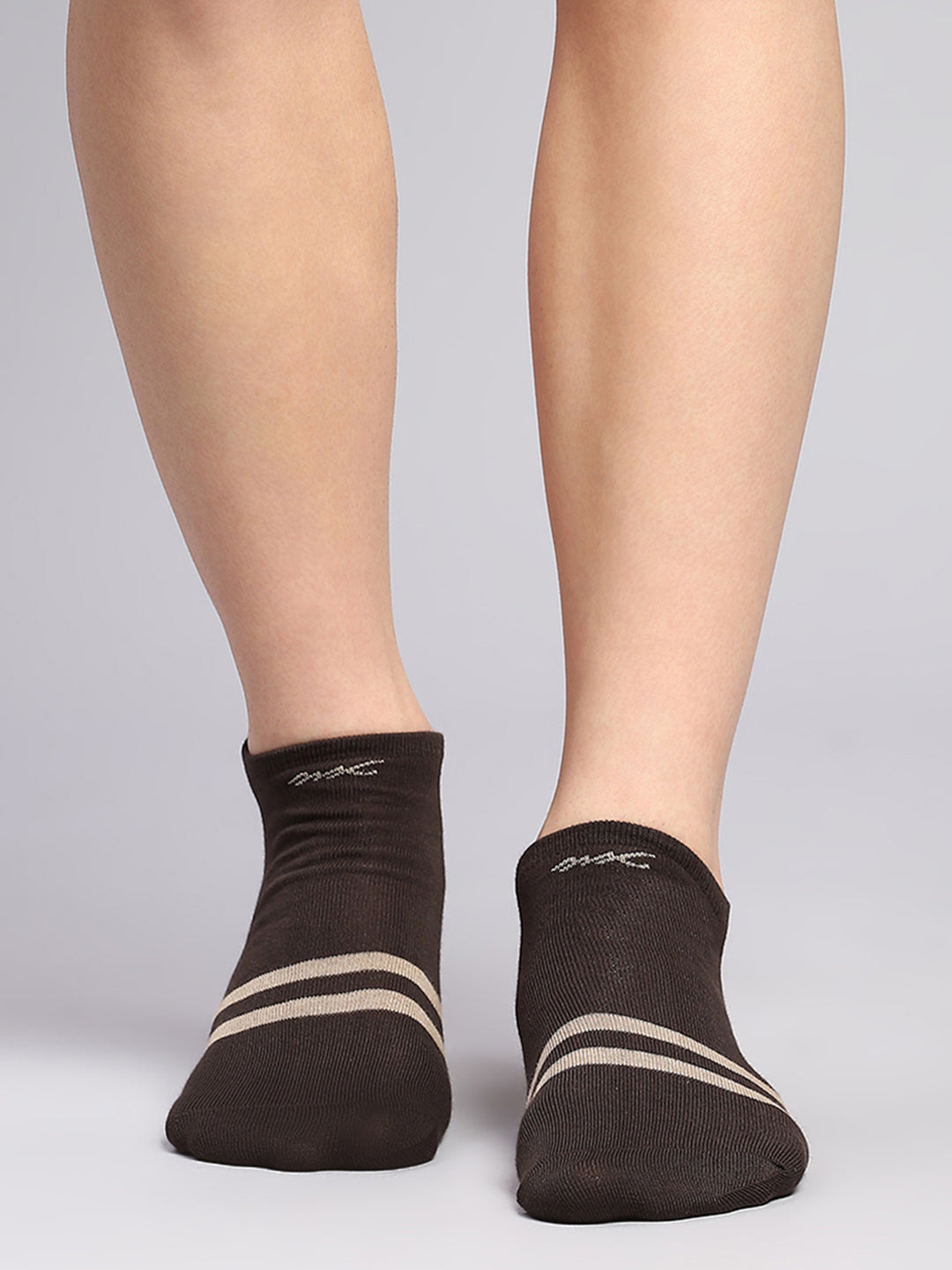 Men Cotton Blend Self Design Ankle Length Socks (Pack of 3)