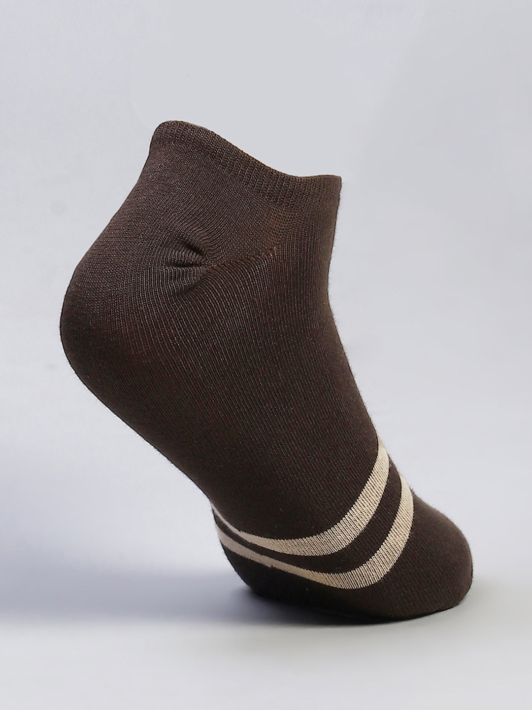 Men Cotton Blend Self Design Ankle Length Socks (Pack of 3)