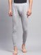 Men Grey Solid Thermal Lower
