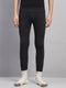 Kids Black Solid Regular Fit Thermal Lower