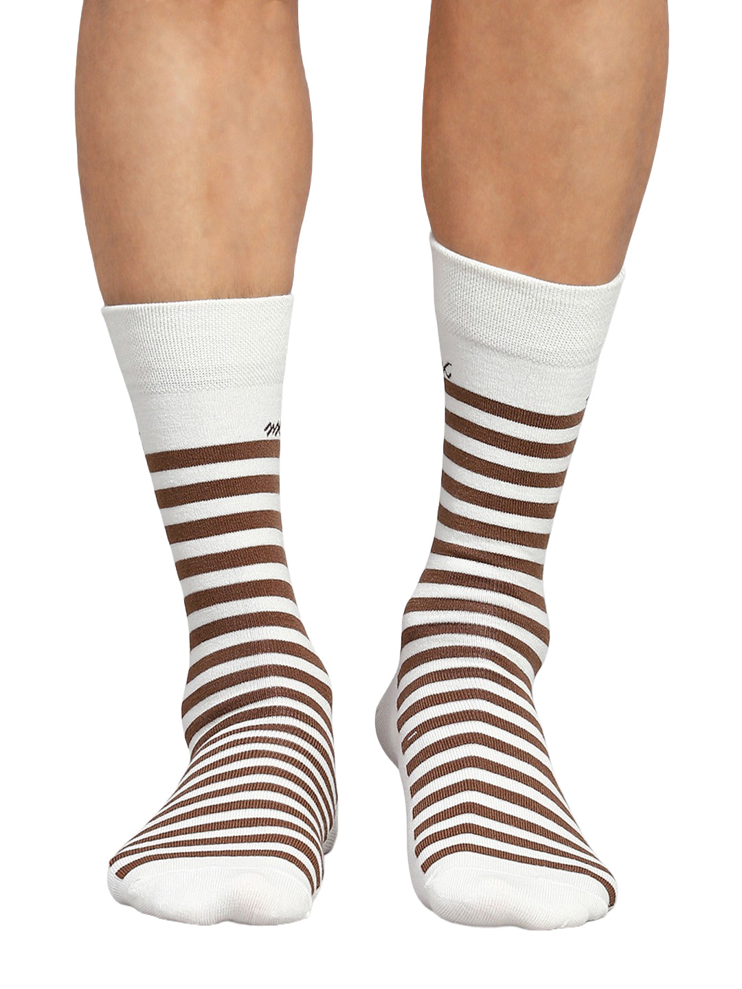 Men Cotton Blend Solid Calf Length Socks (1 Pair)